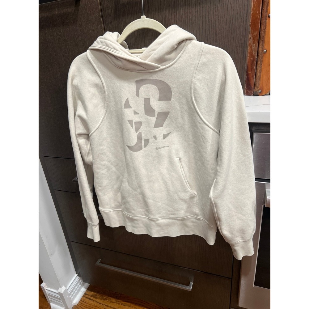 Lululemon Loungeful Hoodie *Graphic Natural Ivory Womens Size 6
